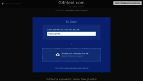 What Gifntext.com website looked like in 2022 (2 years ago)