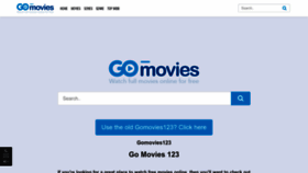 What Gomovies123.fi website looked like in 2022 (1 year ago)