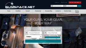 What Gunspace.net website looked like in 2022 (1 year ago)
