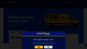 What Goodyear.com website looked like in 2022 (1 year ago)