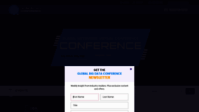 What Globalbigdataconference.com website looked like in 2022 (1 year ago)