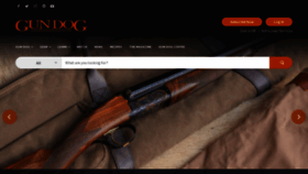 What Gundogmag.com website looked like in 2022 (1 year ago)