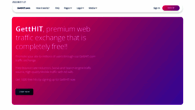 What Getthit.com website looked like in 2022 (3 years ago)