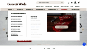 What Garrettwade.com website looked like in 2022 (1 year ago)