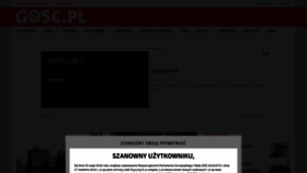 What Gosc.pl website looked like in 2022 (1 year ago)