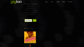 What Giglon.com website looked like in 2022 (1 year ago)