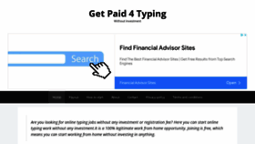 What Getpaid4typing.net website looked like in 2022 (1 year ago)