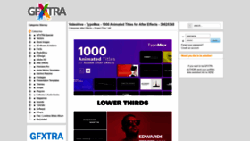 What Gfxtra.com website looked like in 2022 (1 year ago)