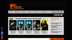 What Gtrainers.com website looked like in 2022 (1 year ago)