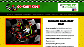 What Go-kart-kids.co.uk website looked like in 2022 (1 year ago)