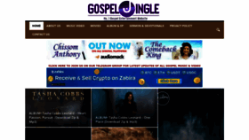 What Gospeljingle.com website looked like in 2022 (1 year ago)