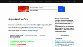 What Gujaratweather.com website looked like in 2022 (1 year ago)