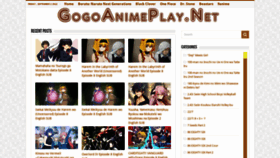 What Gogoanimeplay.net website looked like in 2022 (1 year ago)