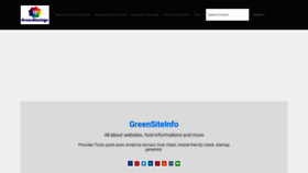 What Greensiteinfo.com website looked like in 2022 (1 year ago)