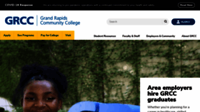What Grcc.edu website looked like in 2022 (1 year ago)
