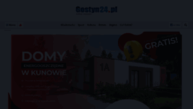 What Gostyn24.pl website looked like in 2022 (1 year ago)