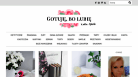 What Gotujebolubie.pl website looked like in 2022 (1 year ago)