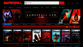 What Gamezfull.com website looked like in 2022 (1 year ago)