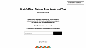 What Gratefultea.shop website looked like in 2022 (1 year ago)
