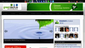 What Greentech.ie website looked like in 2011 (12 years ago)