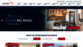What Gespania.cl website looked like in 2022 (2 years ago)