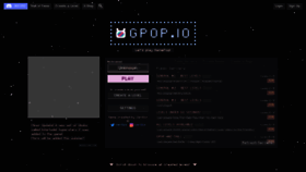 What Gpop.io website looked like in 2022 (1 year ago)