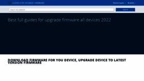 What Gofirmware.com website looked like in 2022 (1 year ago)