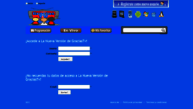 What Graciastv.com website looked like in 2022 (1 year ago)