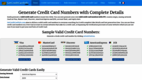 What Getcreditcardinfo.com website looked like in 2022 (1 year ago)