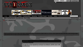 What Gunloads.com website looked like in 2022 (1 year ago)