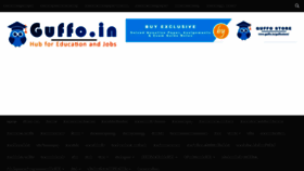 What Guffo.in website looked like in 2022 (1 year ago)