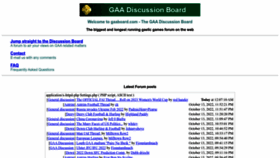 What Gaaboard.com website looked like in 2022 (1 year ago)