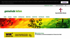 What Gemeinde-leiten.de website looked like in 2022 (1 year ago)