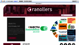 What Granollers.cat website looked like in 2022 (1 year ago)