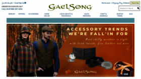What Gaelsong.com website looked like in 2022 (1 year ago)