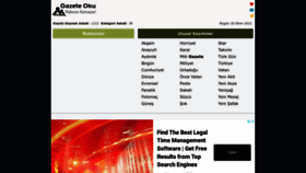 What Gazeteoku.tv website looked like in 2022 (1 year ago)