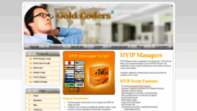 What Goldcoders.com website looked like in 2022 (3 years ago)