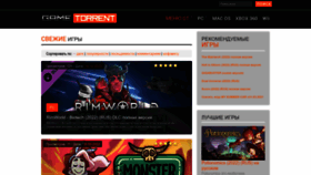 What Gametorrent.ru website looked like in 2022 (1 year ago)
