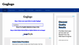 What Goglogo.net website looked like in 2022 (1 year ago)
