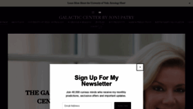 What Galacticcenter.org website looked like in 2022 (1 year ago)