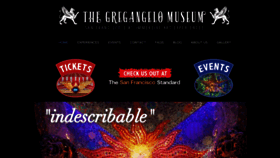 What Gregangelomuseum.com website looked like in 2022 (1 year ago)