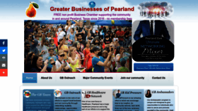 What Gbpearland.org website looked like in 2022 (1 year ago)