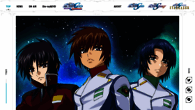 What Gundam-seed.net website looked like in 2022 (1 year ago)