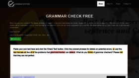 What Grammarcheckfree.org website looked like in 2022 (1 year ago)