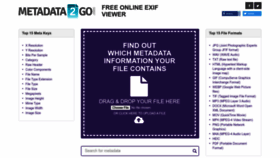 What Get-metadata.com website looked like in 2022 (1 year ago)