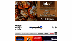 What Gostynska.pl website looked like in 2022 (1 year ago)