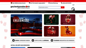 What Geschenkparadies.ch website looked like in 2022 (1 year ago)