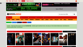 What Ganool.watch website looked like in 2022 (1 year ago)