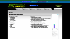 What Gamerconfig.eu website looked like in 2022 (1 year ago)