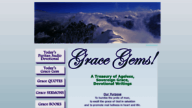 What Gracegems.org website looked like in 2022 (1 year ago)